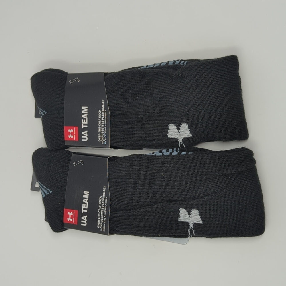 Under Armour Adult Team Over The Calf Socks  XL 2 Pairs